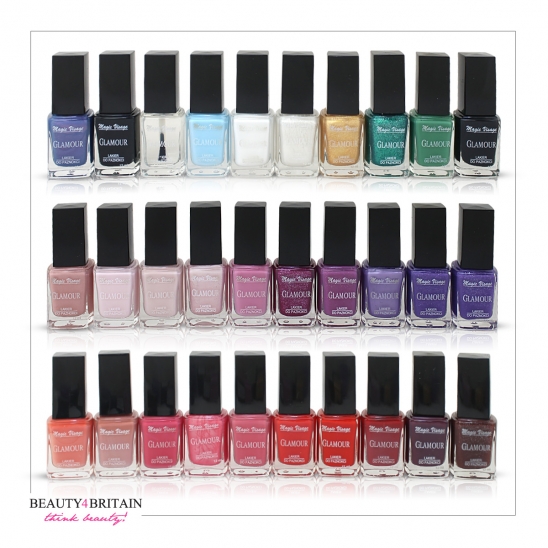 30 Nail Polish "Glamour" Set B