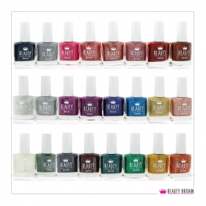 24 Nail Polish Set Glitter Colours Beauty4Britain