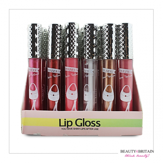 24 Big Lip Gloss Set Different Colours - Click Image to Close