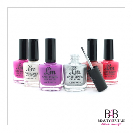 6 Nail Polish Set LM 20 ml Set D - Click Image to Close