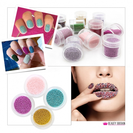 12 Colours Nail Art Caviar Decoration