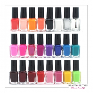 24 Nail Varnish Set with 24 Different Colours