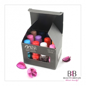 32 Nail Polish Set 16 Colours Rose Scented