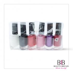 6 Nail Polish Set LM 20 ml Set A