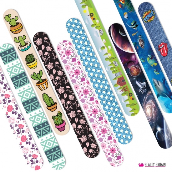 60 Nail Files 40 Designs - Click Image to Close