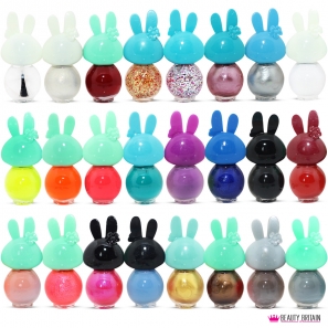 24 Cute Rabbit Nail Polish Set