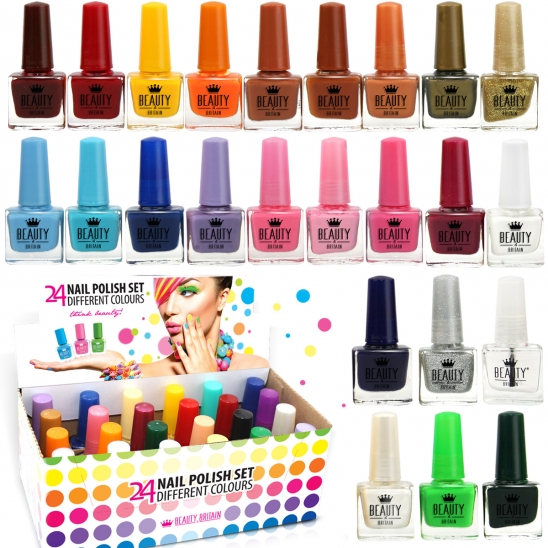 24 Nail Polish Varnish Set Divage