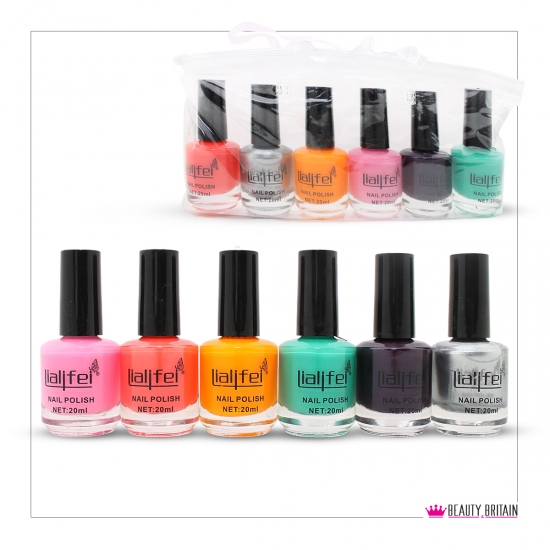 24 Nail Polish Quick Dry Set (24 Different Colours) - Click Image to Close