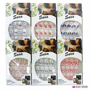 96 Boxes x 12 False Nails Assorted