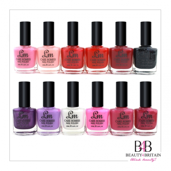 24 Big Nail Polish LM (24 Different Colours Set) 20ml - Click Image to Close