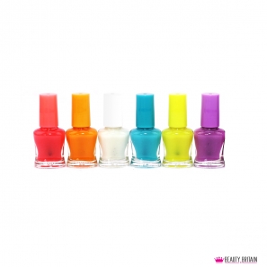 24 Neon Nail Polish Set (24 Luminous Colours Glow in The Dark)