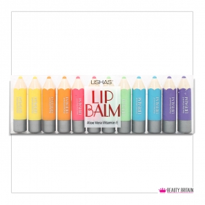 12 Lip Balm Pencil Shaped 6 Flavours