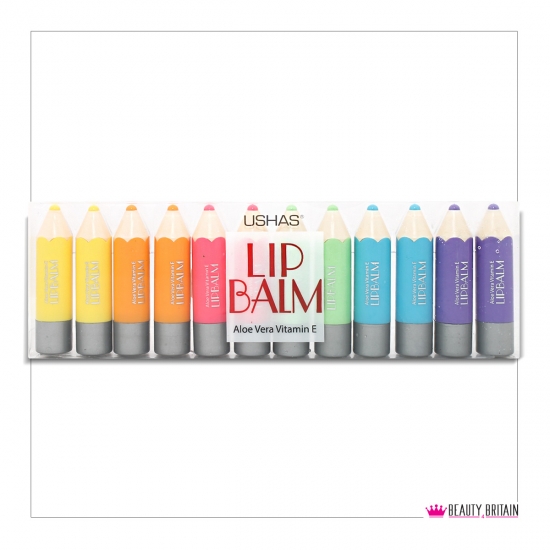 12 Lip Balm Pencil Shaped 6 Flavours - Click Image to Close