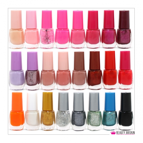 48 Nail Polish 2 Boxes Different Colours - Click Image to Close