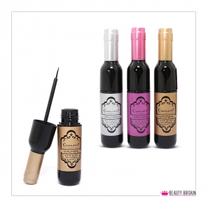 24 Black Liquid Eyeliner Wine Shaped