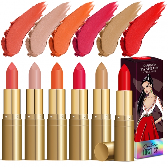 Couture Lipstick Individually Packed 6 Shades - Click Image to Close