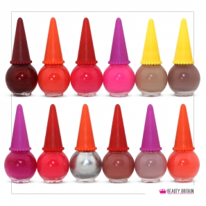 24 Nail Polish Set Ice Cream Shaped