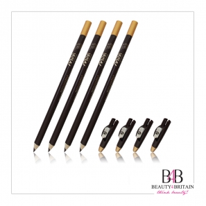 12 Brown Long EyeLiner Pencils with Sharpener