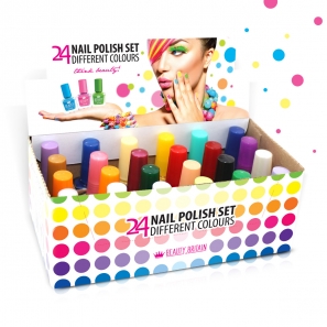 50 Nail Polish Set 45+ Colours 2 Luxury Box 5 ML (6933847910260)