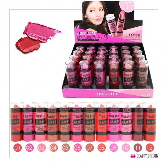 24 Lipstick Set Miss Five Glaze