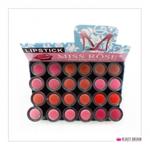 24 Lipstick Set "Miss Rose"