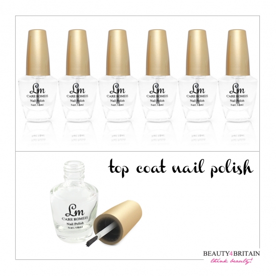 6 Top Coat Nail Polish LM