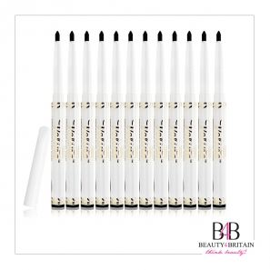 12 Black Twist Up EyeLiner Pencils Velina