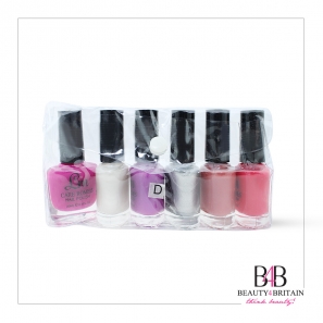 6 Nail Polish Set LM 20 ml Set D