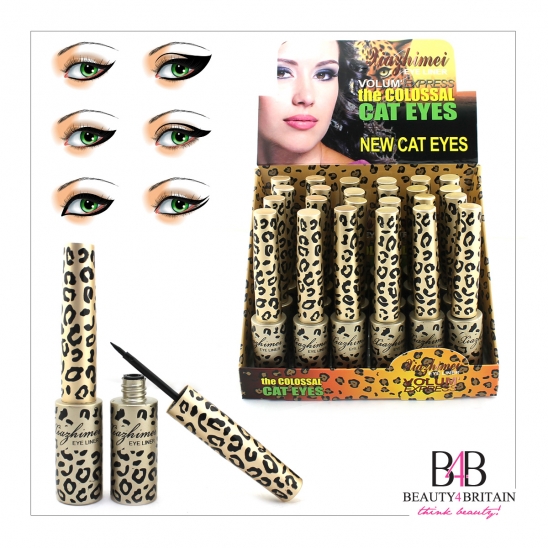 24 Black Liquid Eyeliner Cat Eye