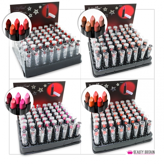 56 Lipsticks Sealed wtih Testers 4 Different Colour Sets - Click Image to Close