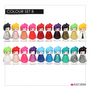 24 Nail Polish Set Doll Shape