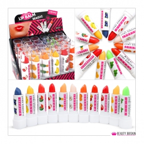 Magic Lip Balm 12 Different Fruity Flavours