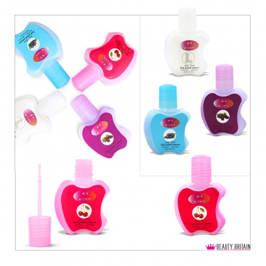 Nail Polish Remover Apple Shaped 4 Flavours