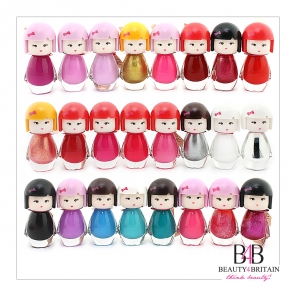 24 Doll Shaped Nail Polish Colours Set A