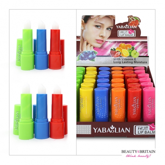 6 Lip Balm 6 Different Fruity Flavours 3.5g