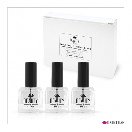 6 Top Coat Nail Polish Set Beauty4Britain