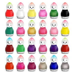 24 Nail Polish Set Baby Face 24 Different Colours Set B