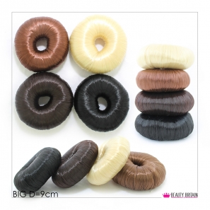 12 Synthetic Hair Doughnut Bun Mixed Sizes