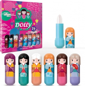 24 Lip Balm Dolls 6 Different Scents Non Colour