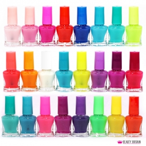 24 Neon Nail Polish Set (24 Luminous Colours Glow in The Dark)