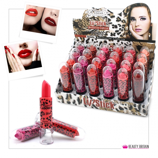 24 Lipstick Set Luxury Case12 Different Shades - Click Image to Close