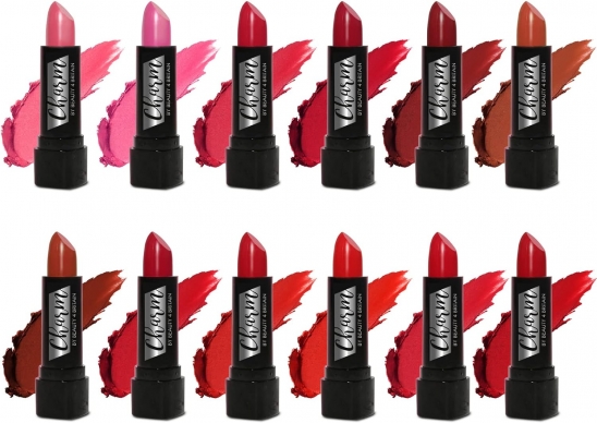 Beauty4Britain 12 Lipsticks Set 12 Different Shades Full-size In