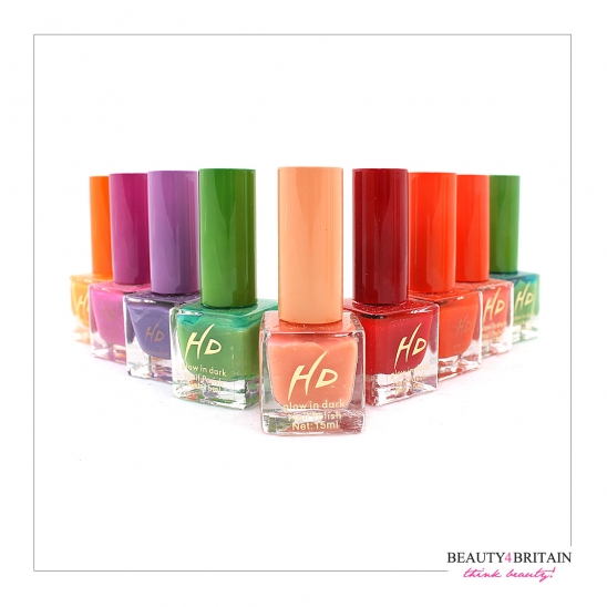 12 Neon Nail Polish Set (3 Vivid Colours)