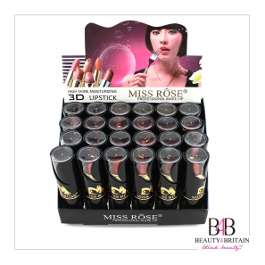 24 Lipstick Luxury Miss Rose 3D (Different Shades)