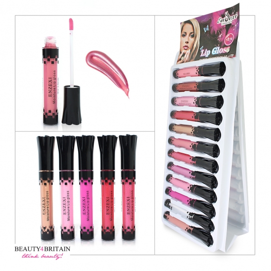 24 Lip Gloss Enzexi With Stand