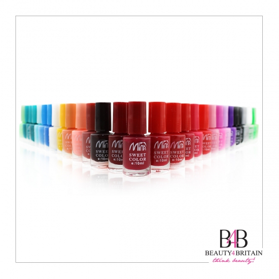 30 Nail Polish Set Mina (25+ Bright Colours) - Click Image to Close