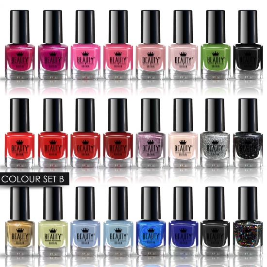 24 Nail Polish Set Splash 5 ML 2 Sets - Click Image to Close