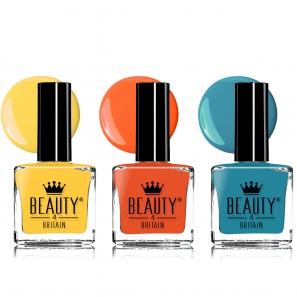 6 Luxury Nail Polish 6 Bright Rainbow Colours Candy