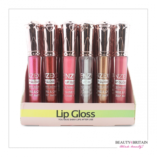 24 Lip Gloss Set 6 Different Colours - Click Image to Close