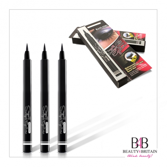 2 Luxury Smooth Liquid Black EyeLiner